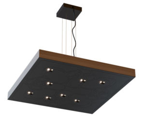 Design falujący. Lampa wisząca York, Cleoni