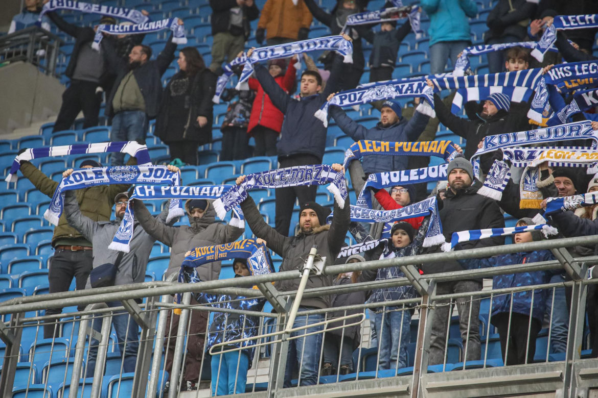  Tak bawili się kibice na meczu Lech Poznań - Piast Gliwice