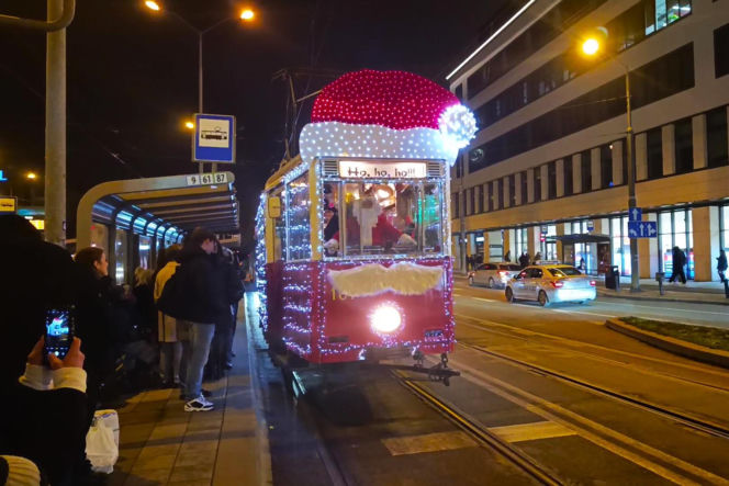 Świąteczne tramwaje w Szczecinie