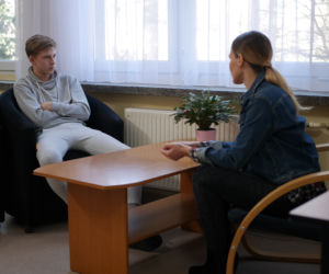 Pierwsza miłość po wakacjach 2020. Tomek (Oskar Wojciechowski), Marta (Honorata Witańska)