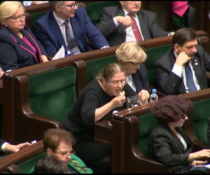 Krystyna Pawłowicz jadła w Sejmie