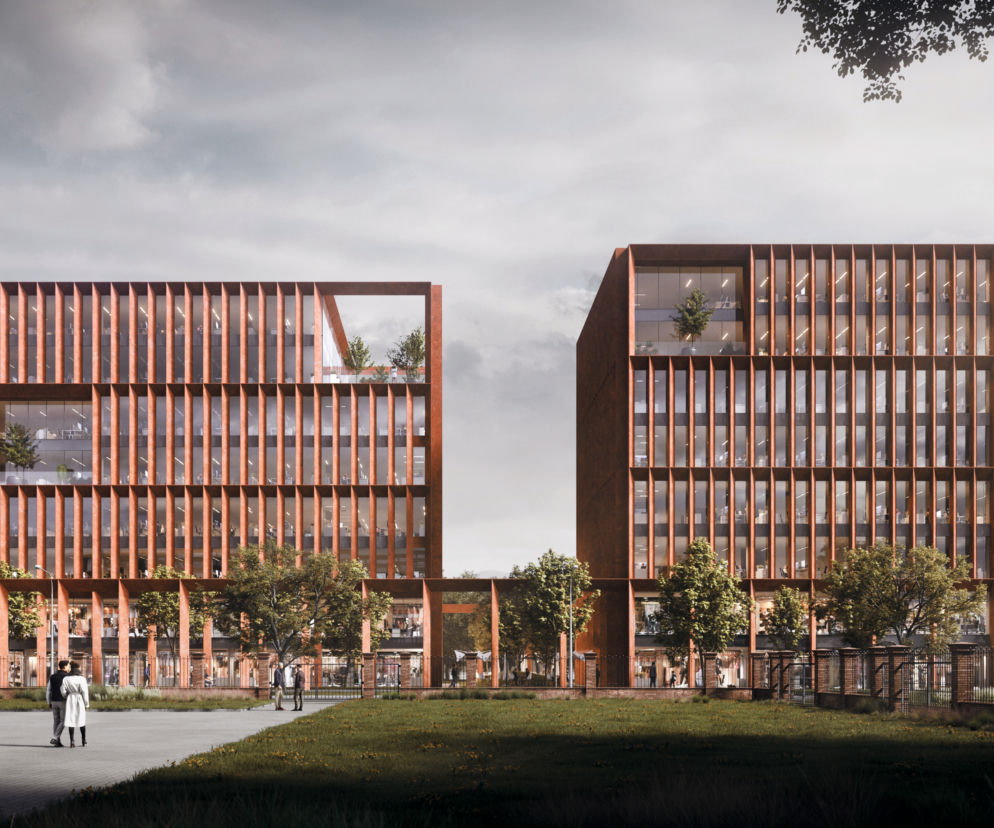 Biurowce PGNiG przy Kasprzaka projektu JSK Architekci