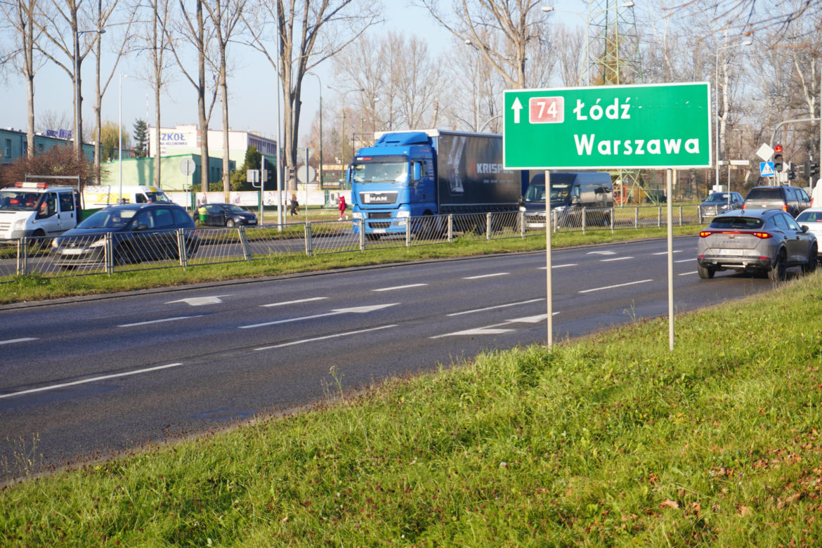 Ulica Łódzka w Kielcach
