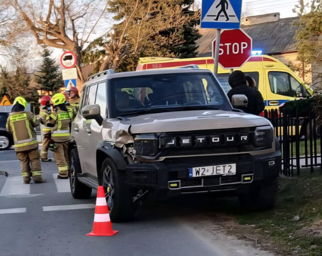 Baron miał spowodować wypadek pod Warszawą