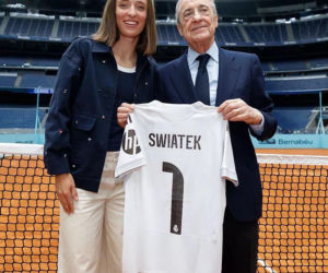 Iga Świątek i Florentino Perez