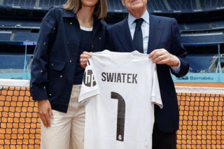 Iga Świątek i Florentino Perez