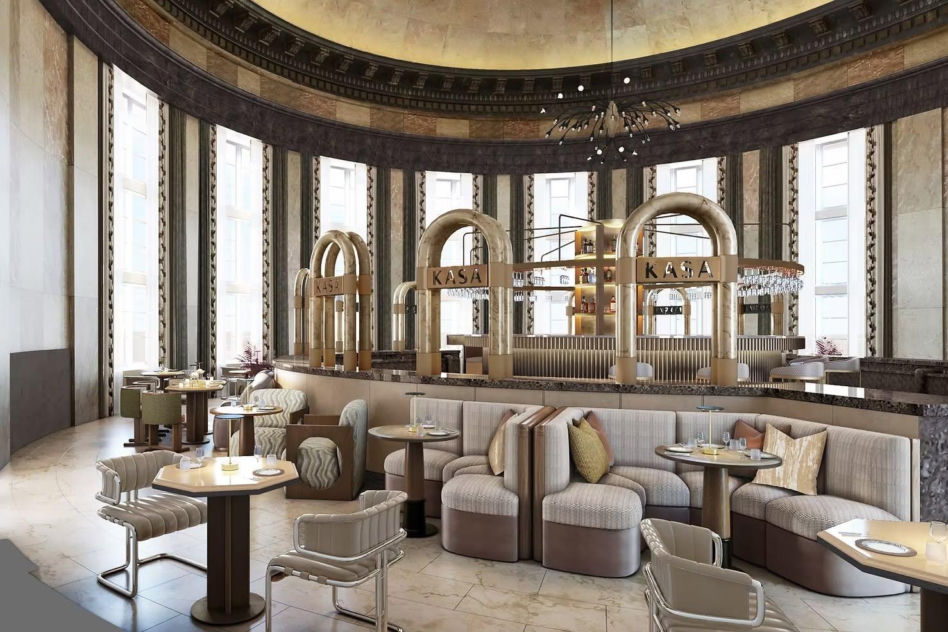 Wnętrza hotelu Mariott w Krakowie według projektu londyńskiego studia Suited Interior Design