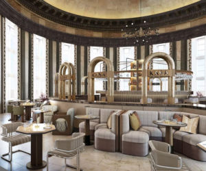 Wnętrza hotelu Mariott w Krakowie według projektu londyńskiego studia Suited Interior Design