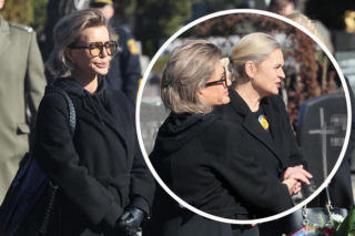 Joanna Racewicz w zadumie przy grobie męża. Nagle podeszła do niej Barbara Nowacka. Przejmujący gest minister edukacji