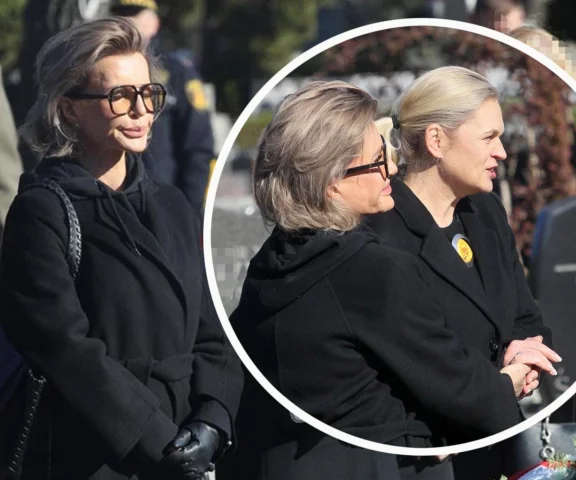 Joanna Racewicz przy grobie męża. Zaskakujący gest Barbary Nowackiej