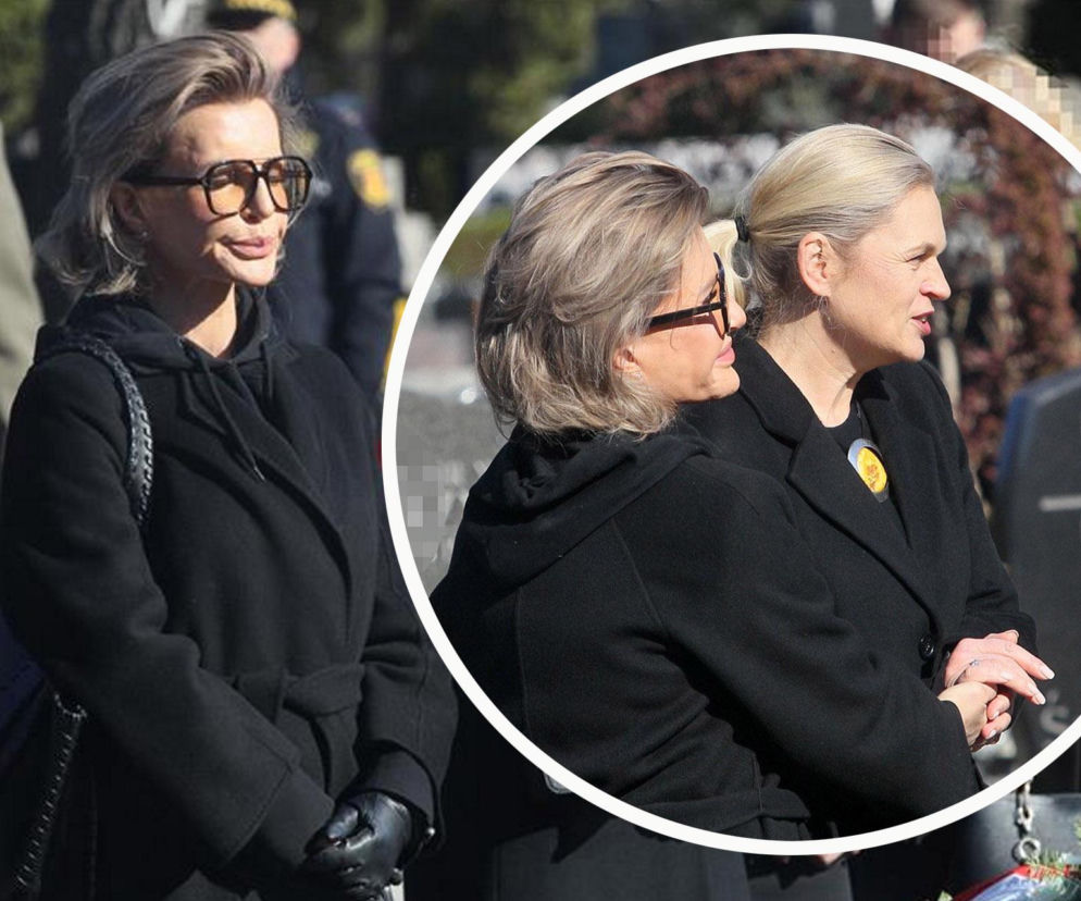 Joanna Racewicz przy grobie męża. Zaskakujący gest Barbary Nowackiej