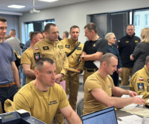 Strażacy ze świętokrzyskiego badają się w pracy