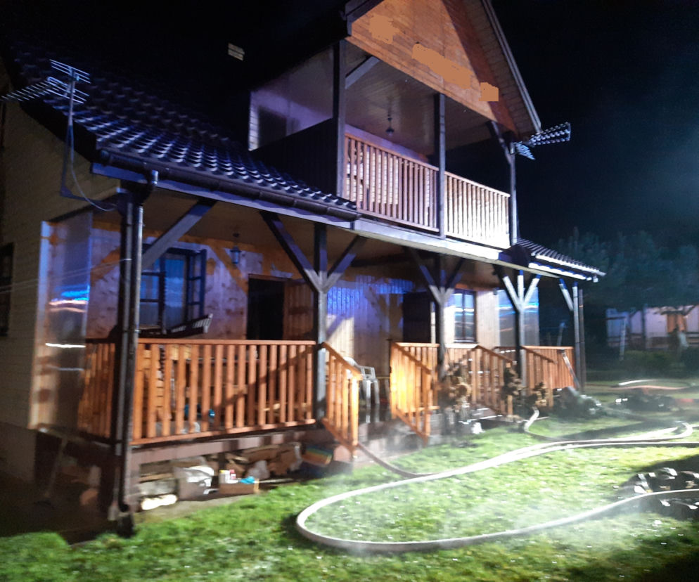 Nowa Wieś. Pożar domu letniskowego [30.11.2020]