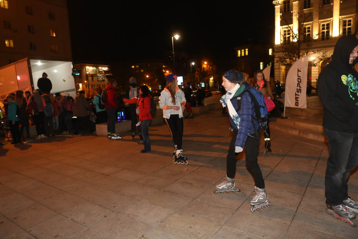 Nightskating po Warszawie