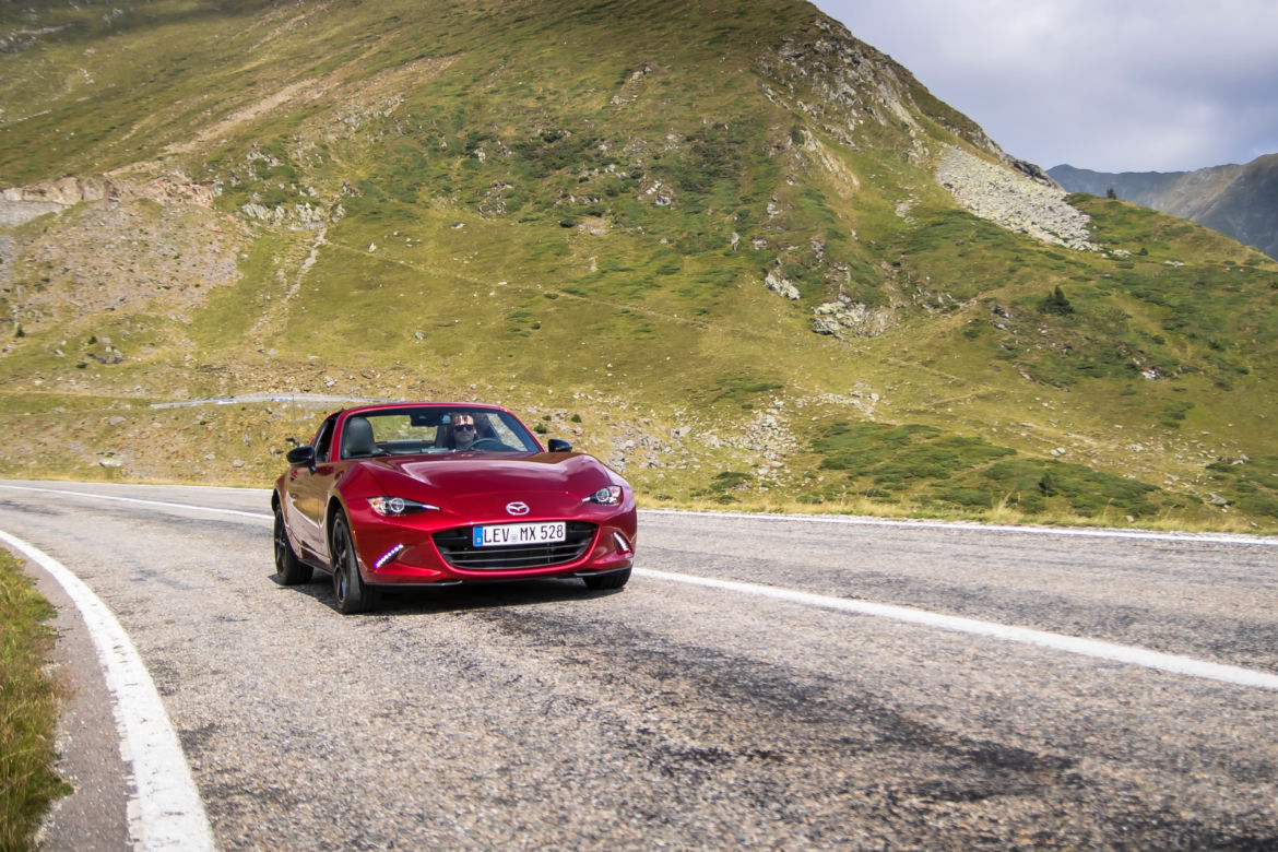 Mazda MX-5 RF na Drodze Transfogaraskiej