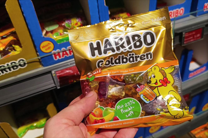 Żelki Haribo w polskich i niemieckich sklepach