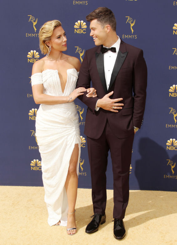 Scarlett Johansson, Colin Jost Mandatory