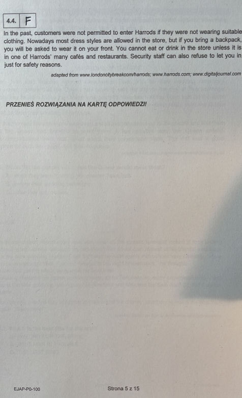 Matura 2022: język angielski. Arkusze odpowiedzi, pytania CKE. Poziom podstawowy