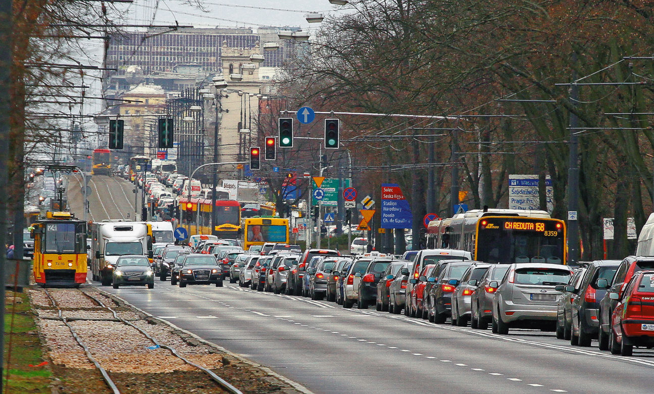 Światła blokują Waszyngtona