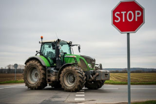 Nowe przepisy dla ciągników rolniczych. Jeden nieuważny przejazd może kosztować prawo jazdy