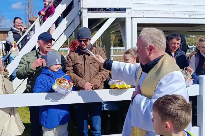 Konna święconka w Szczecinie