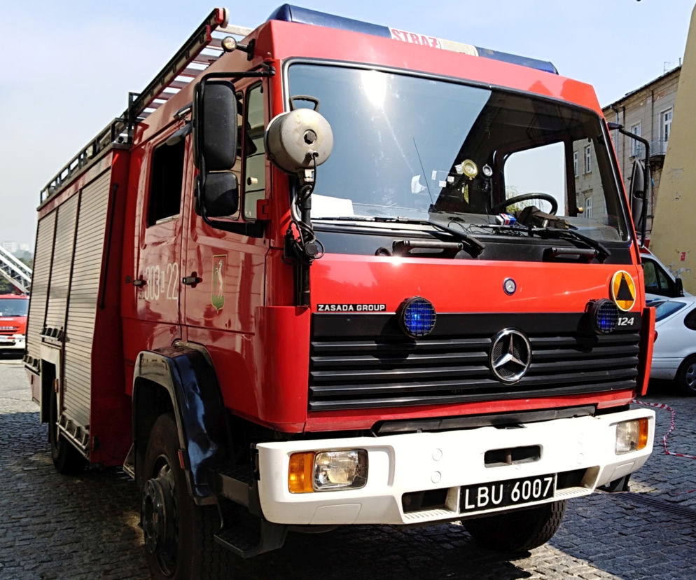 Lubelskie: Tragiczny finał pożaru. Dwie osoby nie żyją, 20 rodzin ewakuowanych