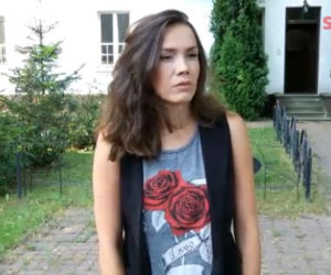 Olga Bołądź (Celina) na planie Czasu honoru