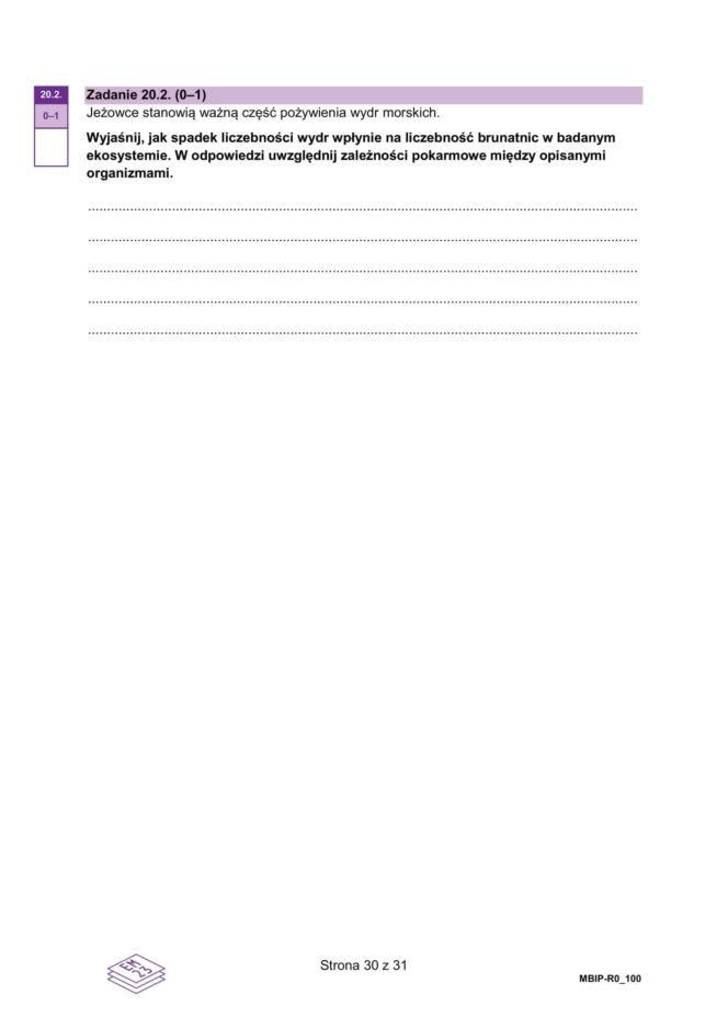 Arkusze matura próbna z biologii 14.01.2026