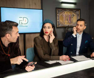 BrzydUla 2 odc. 105. Marek (Filip Bobek), Paulina (Maja Hirsch), Aleks (Mariusz Zaniewski)