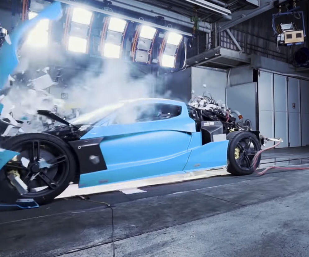 Rimac C_TWO - crash test