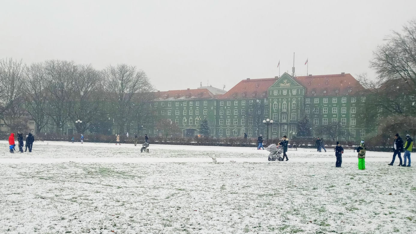 Noworoczny atak zimy w Szczecinie