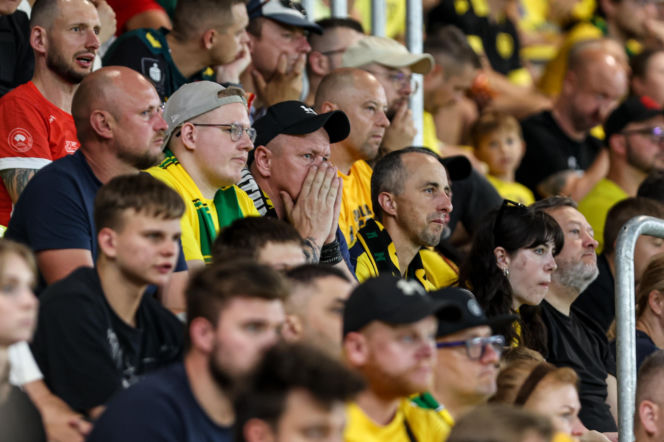 Zdjęcia kibiców z meczu GKS Katowice - MSK Żilina