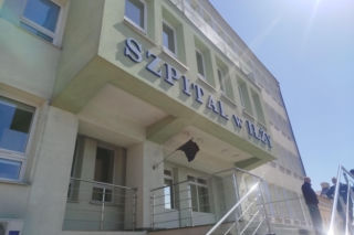 protest szpital w Iłży