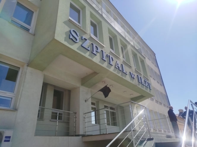 protest szpital w Iłży