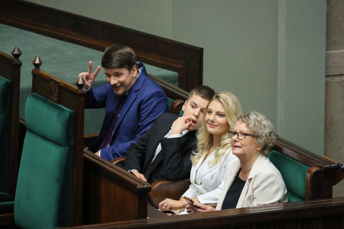 Rodzina Karola Nawrockiego na zaprzysiężeniu 
