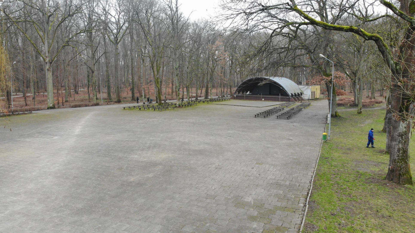 Przebudowa parku w Drawsku Pomorskim 