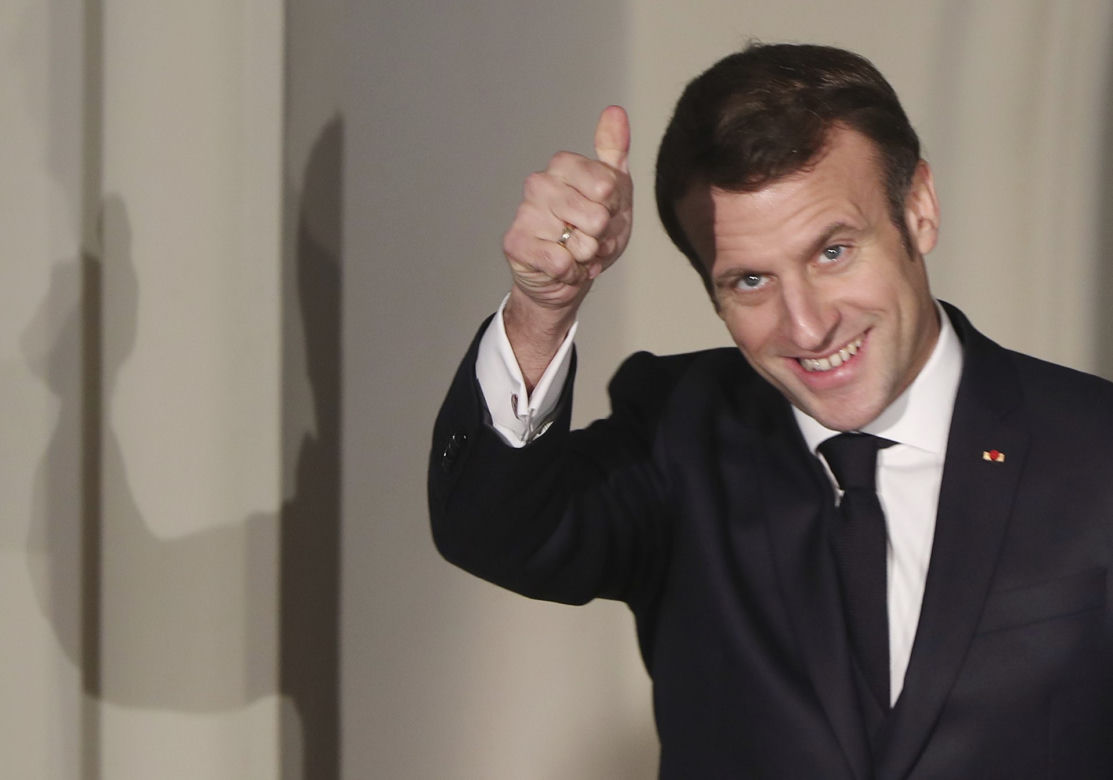 Macron w Krakowie