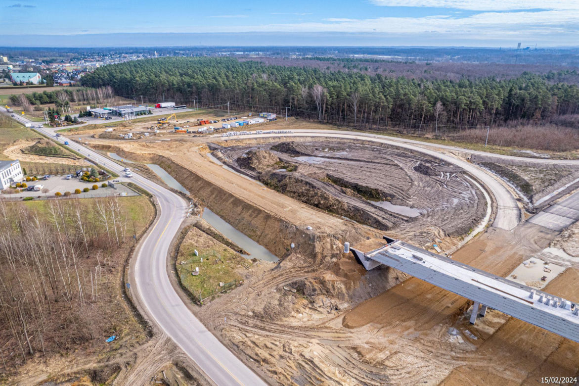 Budowa S1 Oświęcim - Dankowice LUTY 2024