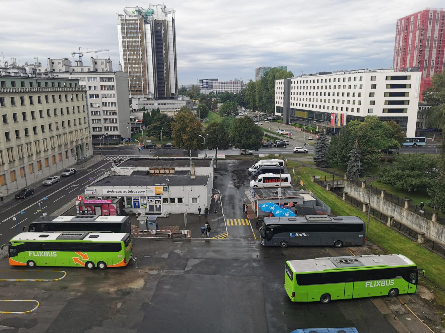 Nieistniejący dworzec PKS, Katowice
