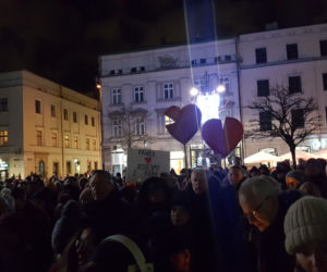 Protest w Krakowie