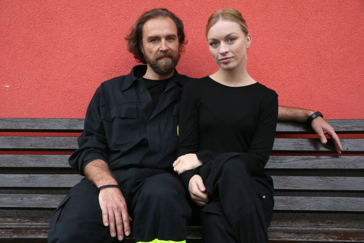 Remiza. Zawsze w akcji. Magda (Sylwia Drzycimska), Robert (Ziemowit Wasielewski)