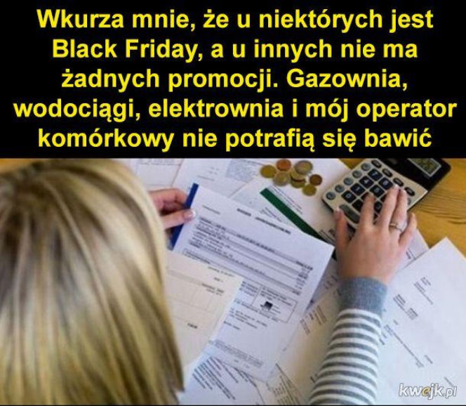 Memy na Black Friday