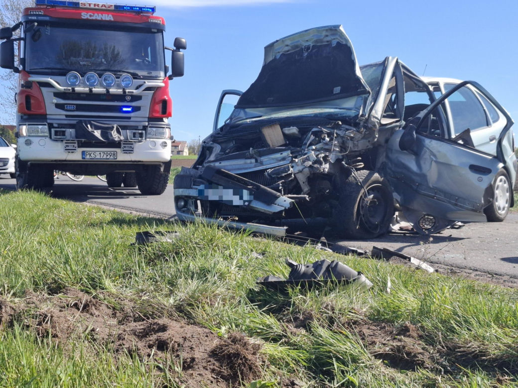 Wypadek w powiecie kościańskim