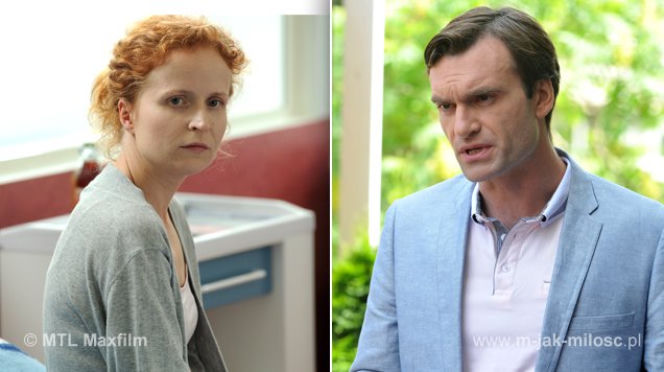 M jak miłość odc. 1091. Ewa (Dominika Kluźniak), Kris (Mariusz Zaniewski)