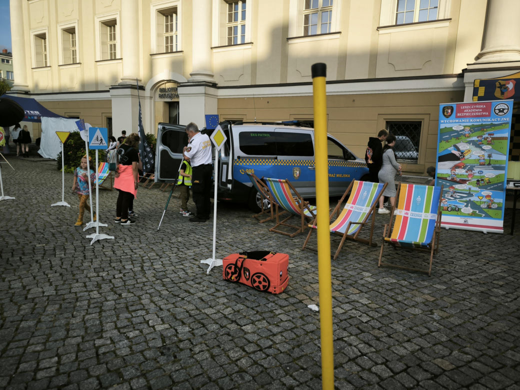Piknik na rynku w Lesznie
