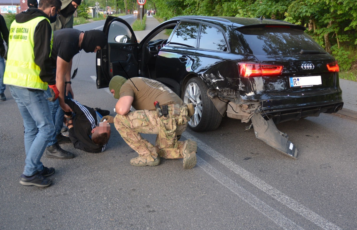 Dramatyczny pościg za audi w powiecie zgorzeleckim