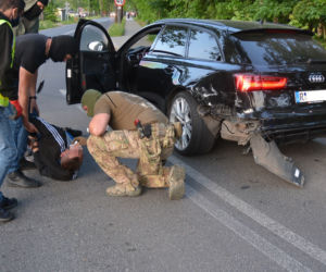 Dramatyczny pościg za audi w powiecie zgorzeleckim