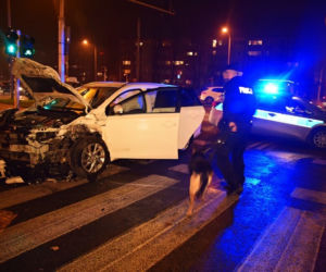 Wypadek na ul.Bakalarskiej