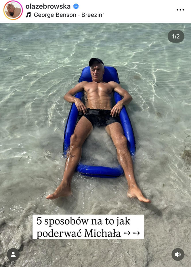 Michał Żebrowski w formie życia