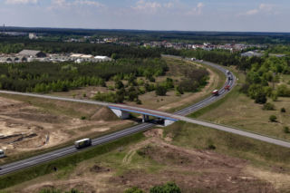 Trwa budowa czwartego odcinka drogi ekspresowej S10 między Bydgoszczą a Toruniem